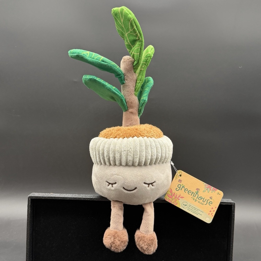 New Greenhouse By Russ Casey The Fiddle Leaf Tree 12" Plush Plant Toy Jazwares